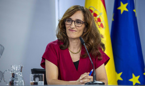 Mónica García en el Consejo de Ministros.