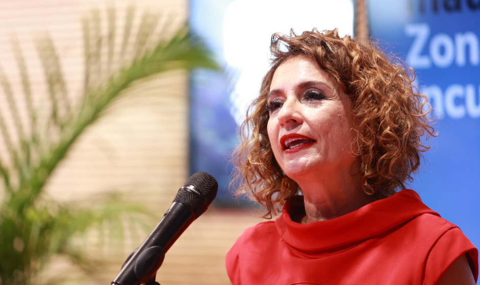  La vicepresidenta primera del Gobierno y ministra de Hacienda, María Jesús Montero.