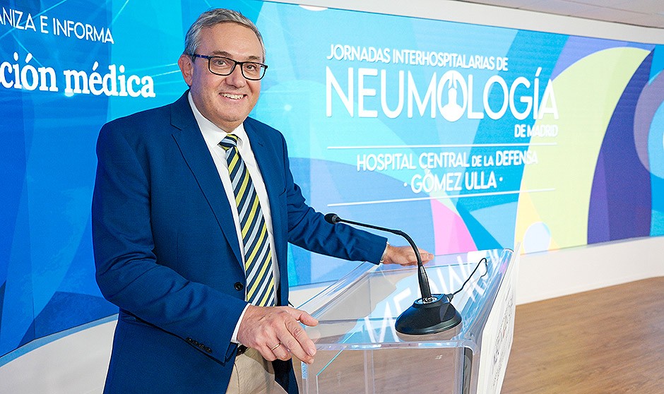 Sergio Campos, jefe del Servicio de Neumología del Hospital Central de la Defensa Gómez Ulla.
