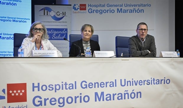 Sonia García San José, María Luz de los Mártires e  Ismael Buño presentan datos de investigación del Gregorio Marañón. 