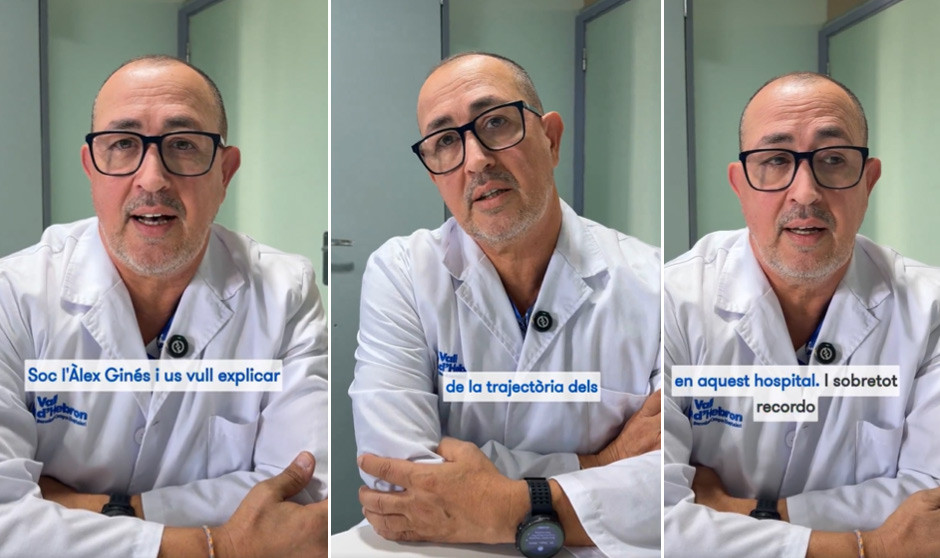  Alex Ginés, coordinador de Fisioterapia y Terapia Ocupacional del Hospital Vall d'Hebrón. Alex Ginés recuerda los valores que le inculcó su padre y que le han hecho ser un gran profesional: compromiso y lealtad