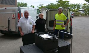 El Hospital Can Ruti, pionero en donar alimentos a familias necesitadas