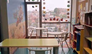 Una de las aulas del Hospital Universitario Marqués de Valdecilla donde se realizó la PAU 2025.