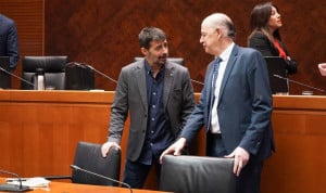 Ángel Sanz Barea en una comparecencia en Las Cortes de Aragón. Autor: Europa Press. 