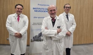 David Pérez, Gabriel Rubio y Alfonso Lagares idean la confección del Instituto Clínico de Neurociencia en Madrid