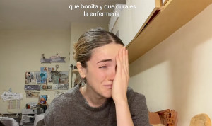 El llanto desgarrador de una enfermera por su profesión: "Es muy duro"