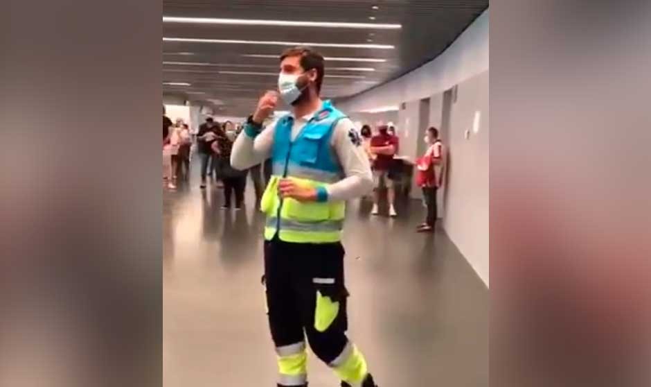 El monólogo viral de un enfermero: "Gracias de corazón por vacunarte"