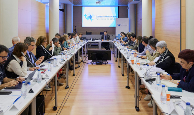 La reunión de este miércoles del Pacto Vasco de Salud, donde se han abordado las dudas en salud mental