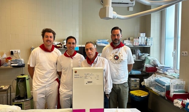 El equipo de Radiología Intervencionista actúa en un 20 por ciento más de casos durante San Fermín