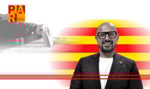 El candidato electoral del Partido Aragonés (PAR), Alberto Izquierdo. 