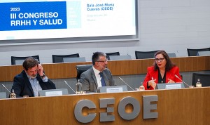  Carlos Rus, Antoni Fuster y Manuela García en el III Congreso de Recursos Humanos y Salud organizado por Aspe.