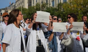 Huelga de médicos por el Estatuto Marco.
