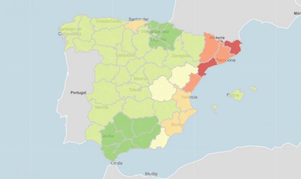 El pico de la sexta ola covid aún está por llegar a la franja Mediterránea