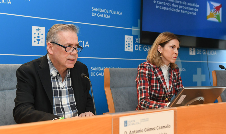  El conselleiro de Sanidade de la Xunta de Galicia, Antonio Gómez Caamaño, en rueda de prensa.