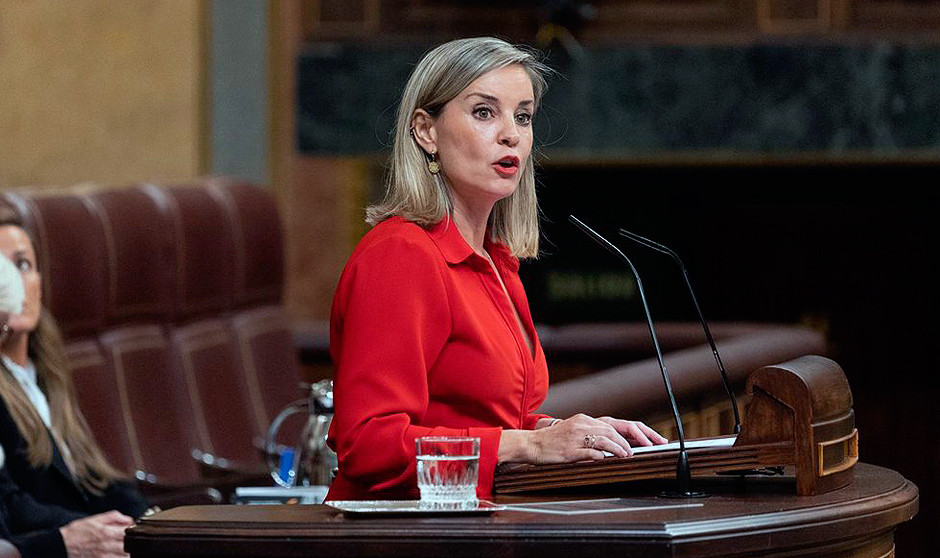  Verónica Martínez, portavoz de Sumar en el Congreso, que abandera una PNL para el fin de Muface.
