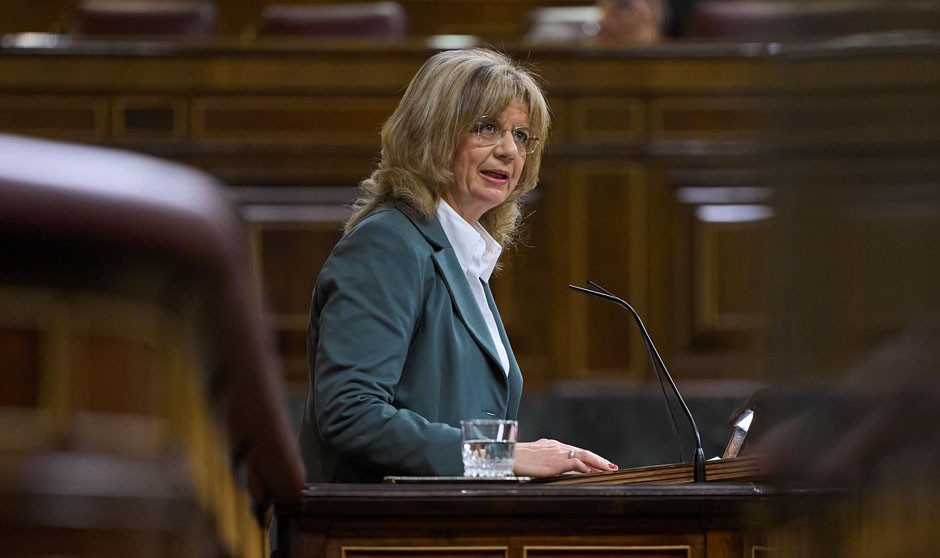 Elvira Velasco, portavoz del PP en la Comisión de Sanidad del Congreso, pide recursos para desarrollar las medidas aprobadas para mejorar la atención a la salud mental.