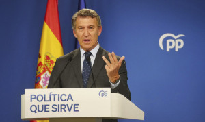 Alberto Núñez Feijóo, presidente del PP, que apuesta por reducir las guardias médicas de 24 horas
