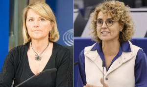 Rosa Estaràs y Dolors Montserrat. El PP reclama en Europa más fondos para las terapias del síndrome FOX G1
