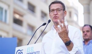 Alberto Núñez Feijóo, líder del PP y candidato a la investidura.