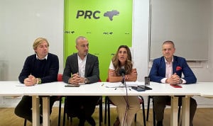  Paula Fernández, candidata electoral del PRC a las elecciones de 2027, rodeada de la Comisión Ejecutiva del partido.