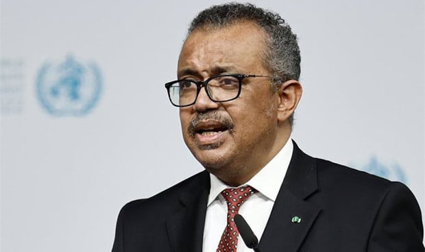  El director general de la OMS, Tedros Adhanom, anuncia el acuerdo europeo para abordar futuras pandemias