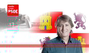  El candidato electoral del PSOE a la Junta de Castilla y León, Carlos Martínez. 