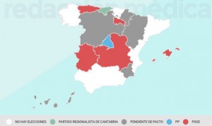 El PSOE vence pero hasta 5 CCAA dejan su sanidad pendiente de los pactos