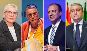 Concepción Saavedra, Olga Pané, José Luis Bancalero y Antonio Sanz.