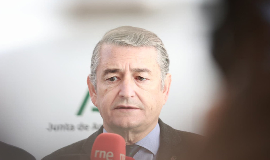 Antonio Sanz, consejero de Sanidad, Presidencia y Emergencias de Andalucía