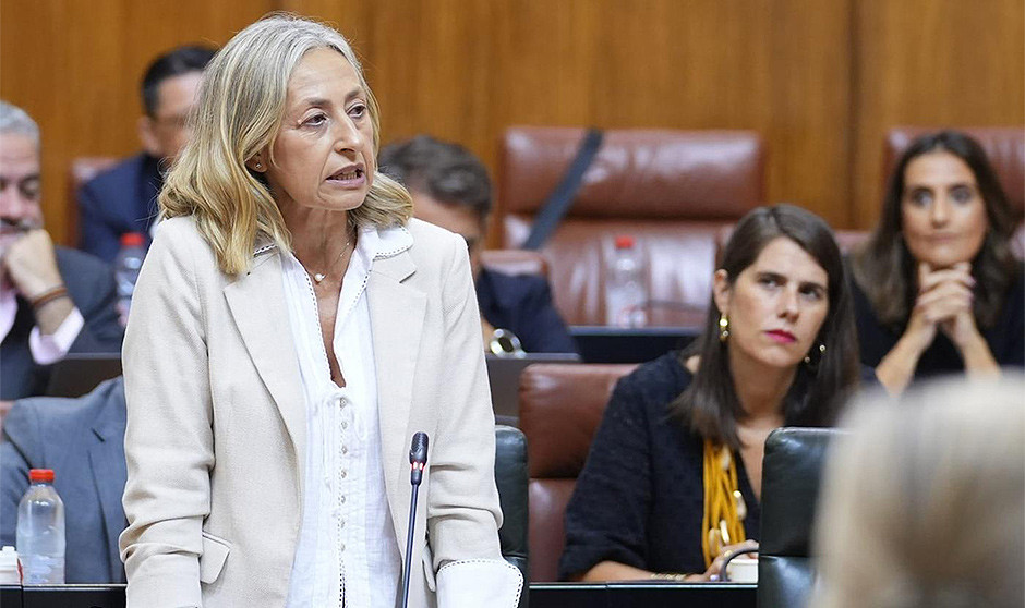 Rocío Hernández, consejera de Salud y Consumo de la Junta de Andalucía.