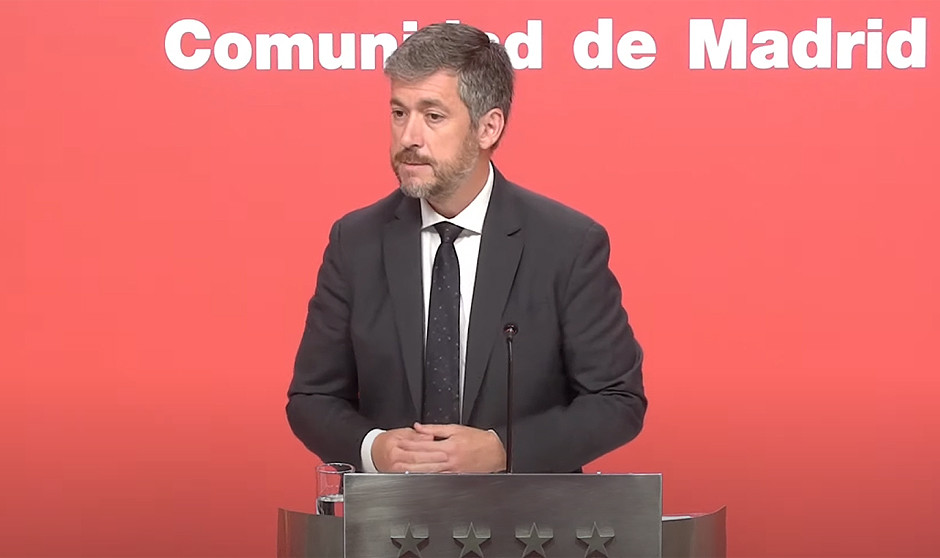 Miguel Ángel García, portavoz del Gobierno de la Comunidad de Madrid. 