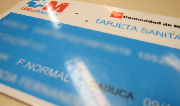 Tarjeta sanitaria de Madrid.