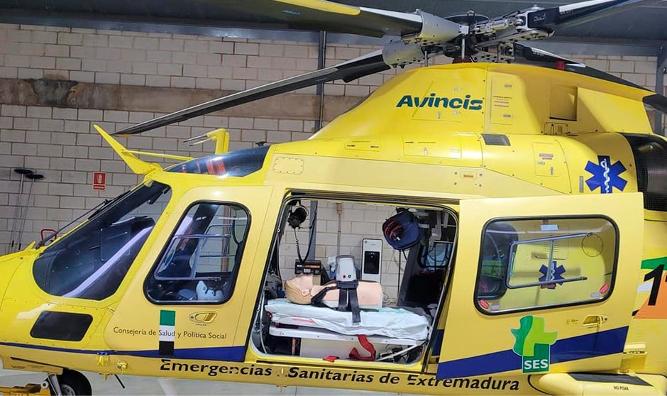 Helicóptero del SES
