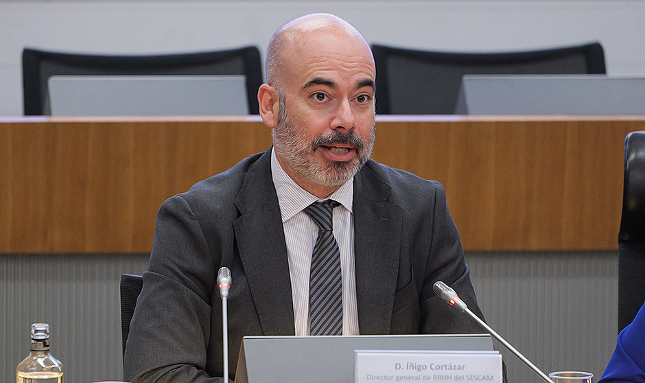 El director general de Recursos Humanos y Transformación del Servicio de Salud de Castilla-La Mancha (Sescam), Íñigo Cortázar.