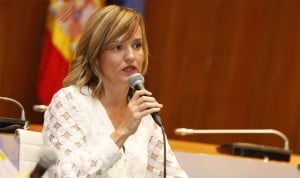 Pilar Alegría, ministra de Educación, cartera a frente de la nueva FP sociosanitaria, que ha eliminado parte de su programa tras una sentencia del Tribunal Supremo.