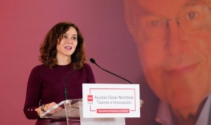 Isabel Díaz Ayuso presenta las ayudas César Nombela que reconocen el talento investigador.