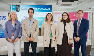 Cristina Leube,  Álvaro Perea, Tamara Azañedo, Ofelia De Lorenzo y Carlos Sardinero. El tercero neutral protagoniza el nuevo peaje obligatorio en la vía civil