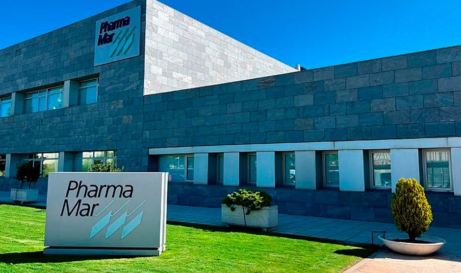 Sede de Pharmamar, que impulsa esta campaña sobre este tipo de cáncer de pulmón