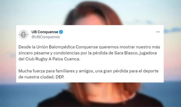 Sara Blasco, enfermera y aficionada al deporte, falleció en un accidente de coche.