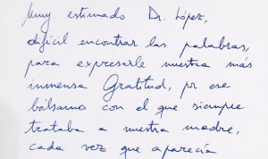 Quedan personas buenas en el mundo y por ellas "sería médico mil vidas más"