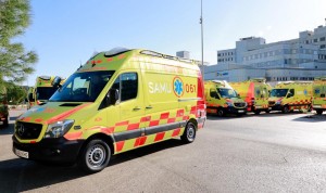 Ambulancia del SAMU061, lugar donde trabajaba el médico encontrado muerto en una cueva en Ibiza.