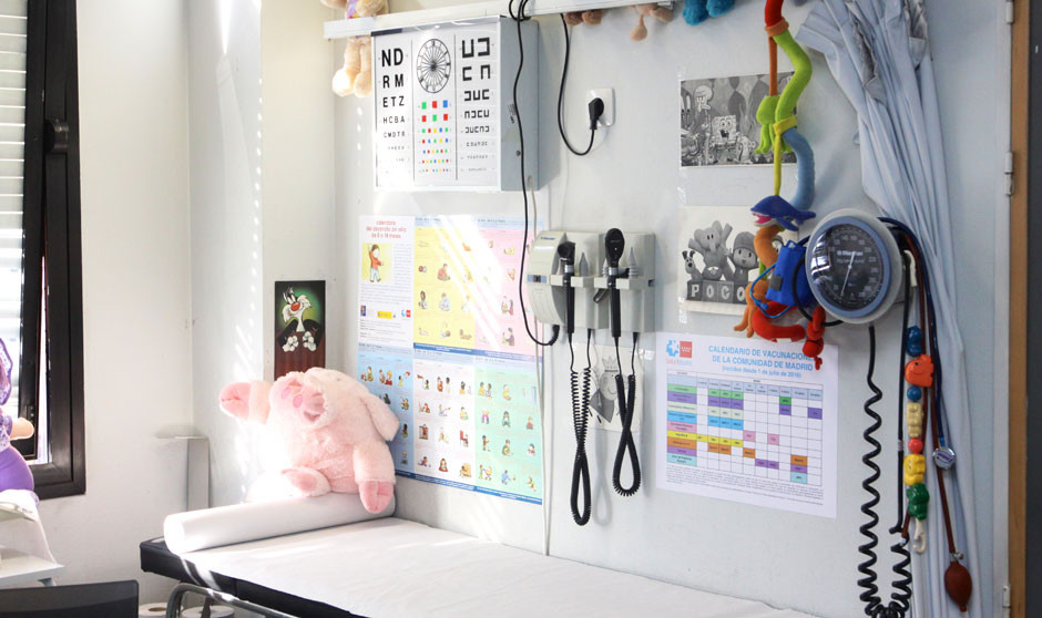 Una consulta de Pediatría.