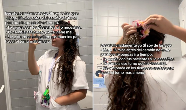 Una enfermera cuenta cómo es su actitud en el trabajo con sus compañeros. 