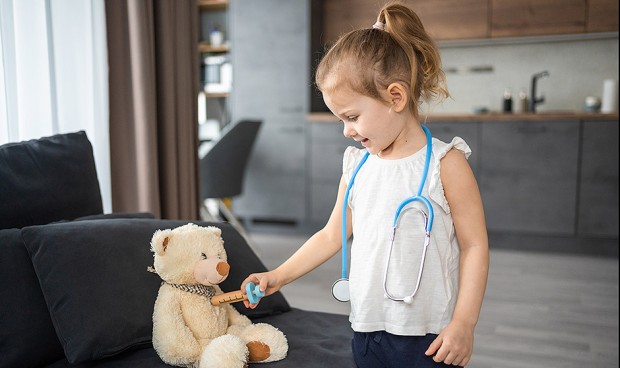Los anuncios de juguetes sanitarios están dirigidos a las niñas