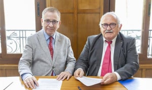 Jorge Andrada y Francisco Megías firman un convenio de colaboración para impulsar la innovación en cuidados de salud mental.