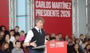  El candidato electoral socialista a presidir la Junta de Castilla y León, Carlos Martínez. 