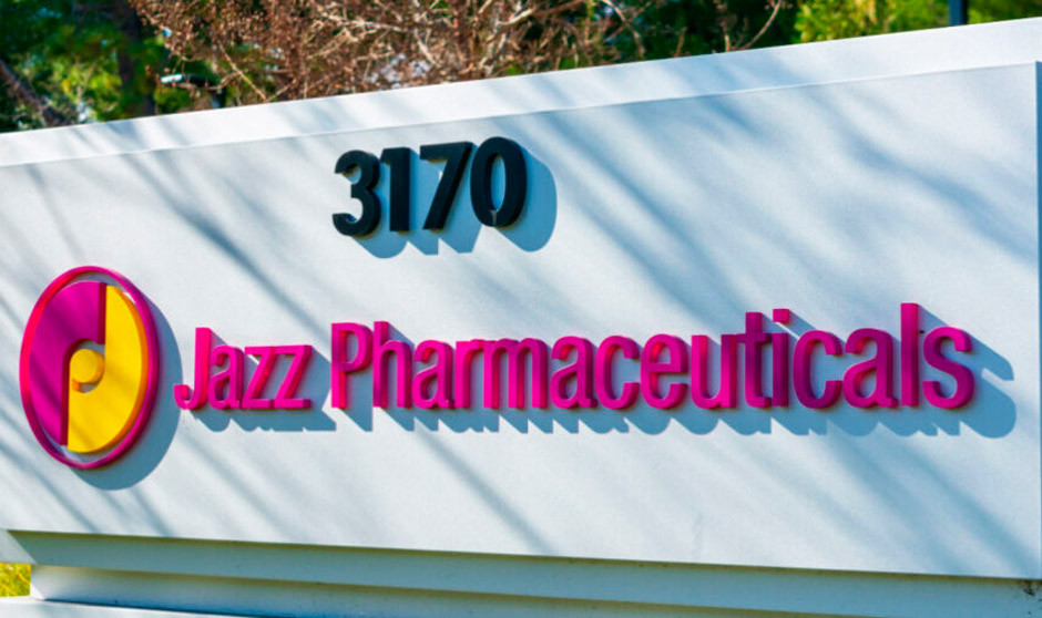 Sede con la imagen corporativa de Jazz Pharmaceuticals