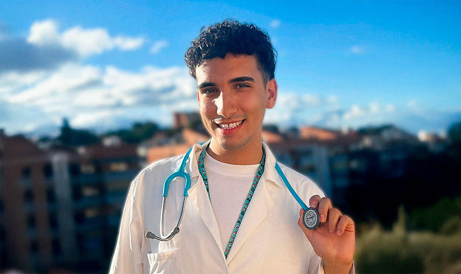  Albert Esteban, estudiante de medicina.