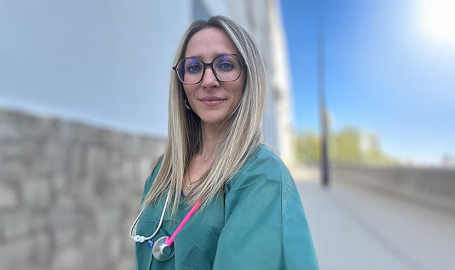 Pilar Jaraba lleva prácticamente toda la vida estudiando. Primero TCAE, luego Enfermería y ahora Medicina.