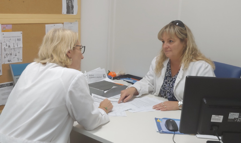 Una consulta médica.